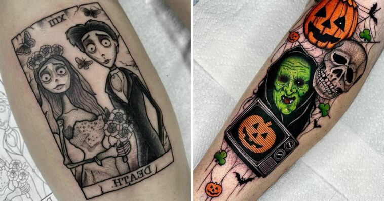 tatuagens inspiradas no halloween