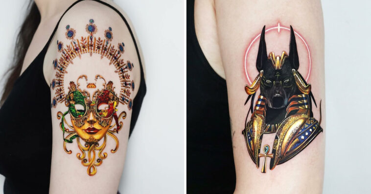 artista de manhattam tem uma habilidade incrivel tatuagem