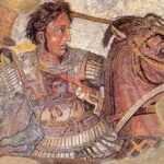 Quando Alexandre o Grande morreu ele deixou algum herdeiro Wikimedia mosaico em Pompeia Italia