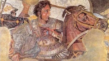 Quando Alexandre o Grande morreu ele deixou algum herdeiro Wikimedia mosaico em Pompeia Italia